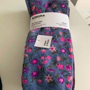 5 pack Sonoma crew socks